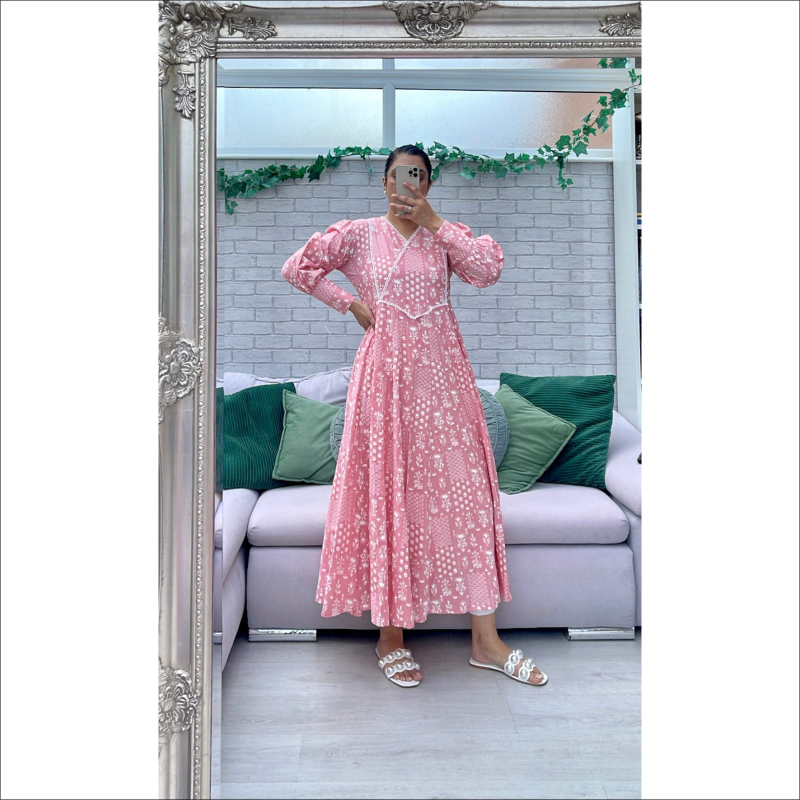 Cotton Cuff Sleeve Ethnic Dress Shop Women's Dresses Online ooOh