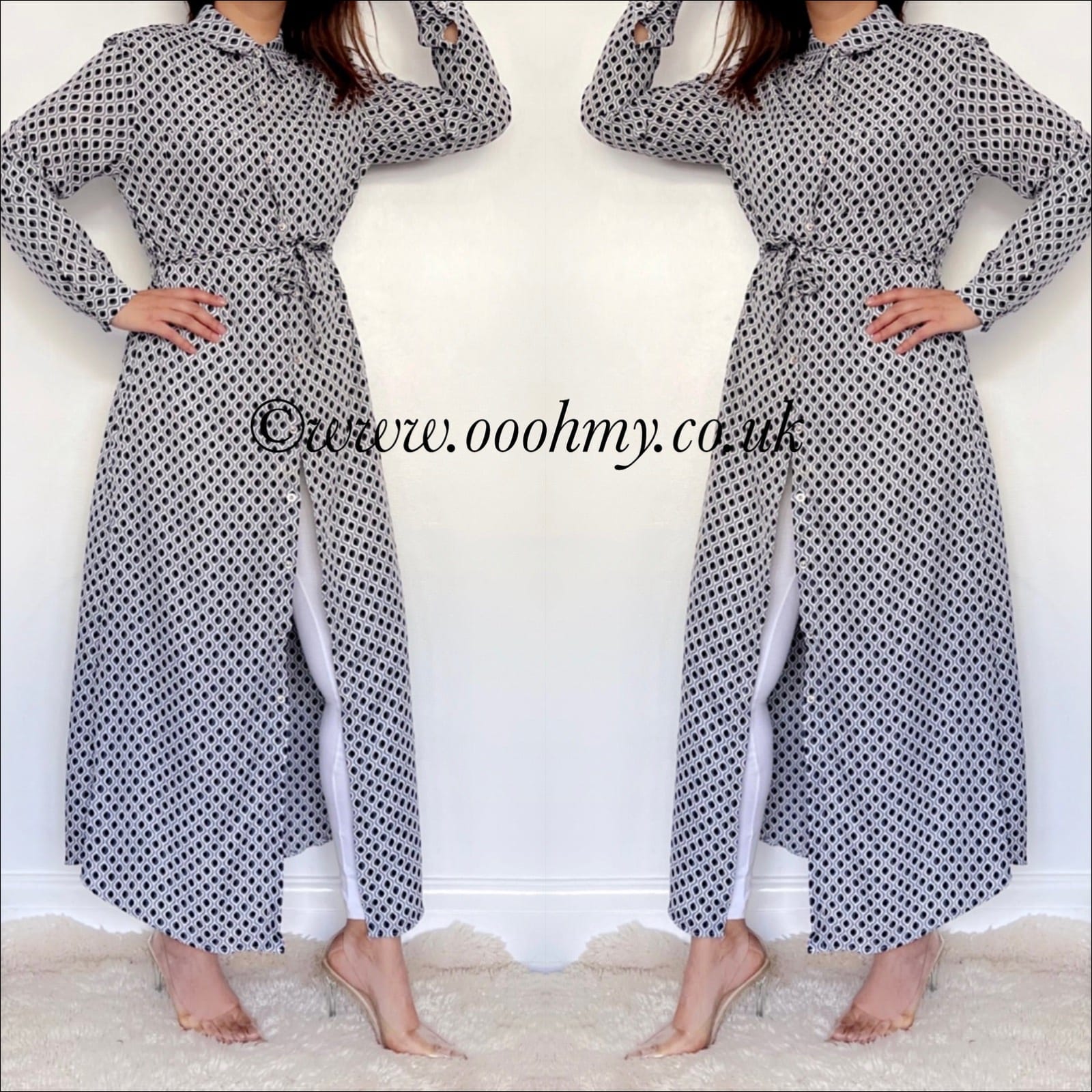 Maxi shirt dress on sale pattern